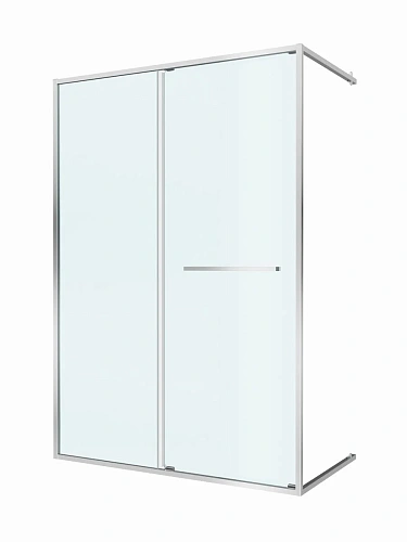 Душевая дверь CEZARES LUX-B-FS-11-140-C-CR 140 см, профиль хром, стекло прозрачное Душевая дверь CEZARES LUX-B-FS-11-140-C-CR 140 см, профиль хром, стекло прозрачное