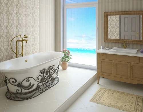 Ванна из искусственного камня Эстет Лион 1740х800 ФР-00000684 Ванна из искусственного камня Эстет Лион 1740х800 ФР-00000684