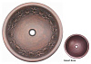 Картинка анонса товара «раковина медная bronze de luxe r314, цвет - desert rose (пустынная роза), 42 х 42 х 15 см r314_desert_rose»