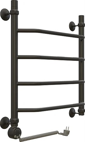 Полотенцесушитель электрический EWRIKA Сафо T 60х50 L, чёрный матовый 465674 Полотенцесушитель электрический EWRIKA Сафо T 60х50 L, чёрный матовый 465674