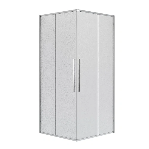 Душевой уголок Niagara Nova NG-3622-34 (80x80x195) квадратная, раздвижная, хром, стекло шиншилла Душевой уголок Niagara Nova NG-3622-34 (80x80x195) квадратная, раздвижная, хром, стекло шиншилла