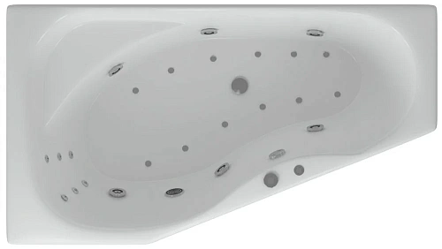 Акриловая ванна Aquatek Медея левая гидромасс +спинмасс6форс с фронтальным экраном MED180-0000018 Акриловая ванна Aquatek Медея левая гидромасс +спинмасс6форс с фронтальным экраном MED180-0000018