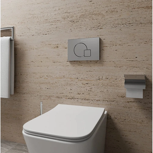 Клавиша смыва Milacio Standart MCU.205 механическая хром RQ-style Клавиша смыва Milacio Standart MCU.205 механическая хром RQ-style