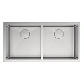 Кухонная мойка Lemark PRORAN 900 с двумя чашами из нержавеющей стали, сталь 9937137 Кухонная мойка Lemark PRORAN 900 с двумя чашами из нержавеющей стали, сталь 9937137