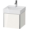 Картинка анонса товара «тумба под раковину duravit xsquare xs405902222 подвесная 48 см белая»