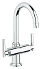 Картинка анонса товара «смеситель для раковины grohe atrio jota с донным клапаном, хром (21022000)»