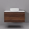 Тумба с раковиной ArtDecco Bridget 80 ABR08W22S300 черный орех