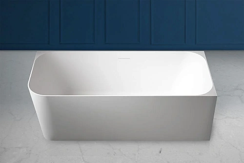 Ванна из искусственного камня ABBER AS9621-1.7 R 170x75 правосторонняя, белая матовая, искусственный камень Ванна из искусственного камня ABBER AS9621-1.7 R 170x75 правосторонняя, белая матовая, искусственный камень