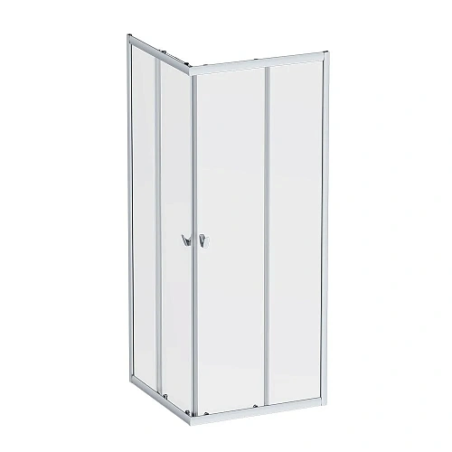 Душевой уголок AM.PM Sunny W87G-403-8080-MT 80x80 серебро, стекло прозрачное Душевой уголок AM.PM Sunny W87G-403-8080-MT 80x80 серебро, стекло прозрачное