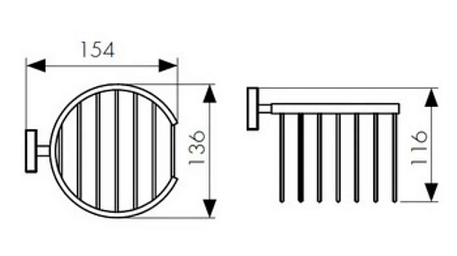Держатель освежителя воздуха Kaiser KH-4312 бронза латунь Держатель освежителя воздуха Kaiser KH-4312 бронза латунь