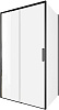 Картинка анонса товара «душевой уголок aquanet pleasure evo 110x100 ae65-110x100-bt профиль черный, прозрачное стекло»