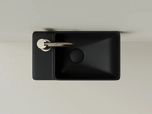 Раковина Ceramica Nova ELEMENT CN5046MB черный матовый подвесная Раковина Ceramica Nova ELEMENT CN5046MB черный матовый подвесная