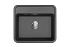 Кухонная мойка Granula 5601, ЧЁРНЫЙ, СтандАРТ кварц 560x500