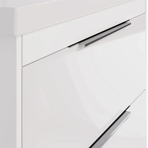 Тумба под раковину DREJA PRIME, 70 см, подвесная/напольная, 2 ящика, белый глянец 99.9301 Тумба под раковину DREJA PRIME, 70 см, подвесная/напольная, 2 ящика, белый глянец 99.9301