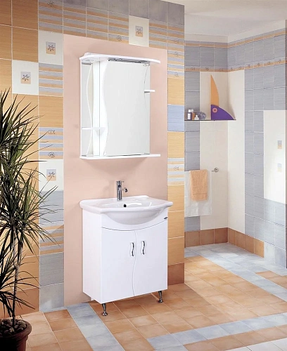 Зеркальный шкаф Onika ЛИЛИЯ 65.02 правый 206511 Зеркальный шкаф Onika ЛИЛИЯ 65.02 правый 206511