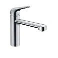 Смеситель для кухни Hansgrohe 120, для установки перед окном, 1jet 71807000, хром Смеситель для кухни Hansgrohe 120, для установки перед окном, 1jet 71807000, хром
