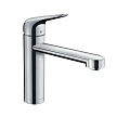 Смеситель для кухни Hansgrohe 120, для установки перед окном, 1jet 71807000, хром Смеситель для кухни Hansgrohe 120, для установки перед окном, 1jet 71807000, хром