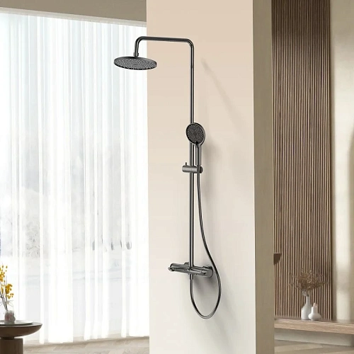 Душевая система Raglo R32.24.09, графит Душевая система Raglo R32.24.09, графит