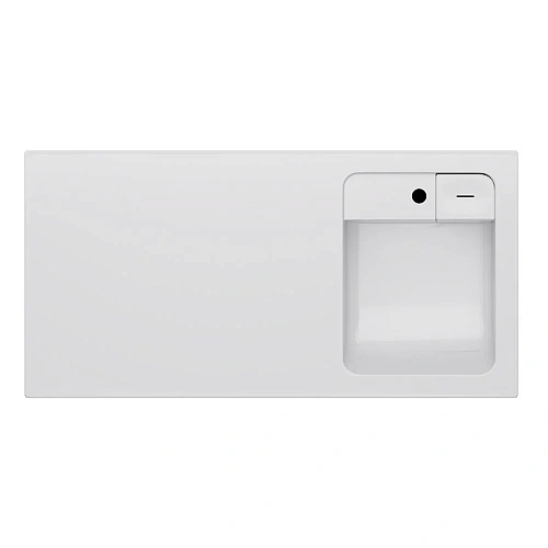 Раковина AM.PM X-Joy M85AWPR1001WG над стиральной машиной, литьевой мрамор, правая, 100 см, белый Раковина AM.PM X-Joy M85AWPR1001WG над стиральной машиной, литьевой мрамор, правая, 100 см, белый