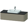 Картинка анонса товара «тумба под раковину duravit happy d.2 plus hp4942m7575 подвесная 130 см лен»