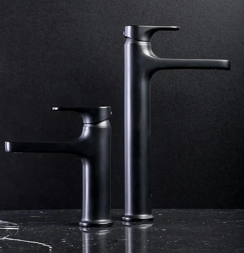 Смеситель для раковины Boheme Spectre высокий черный 452-B Смеситель для раковины Boheme Spectre высокий черный 452-B