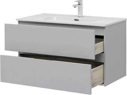 Тумба под раковину Aquanet Алвита new серый 00303922 Тумба под раковину Aquanet Алвита new серый 00303922