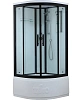 Душевая кабина Timo STANDART T-6600 B Black 100x100