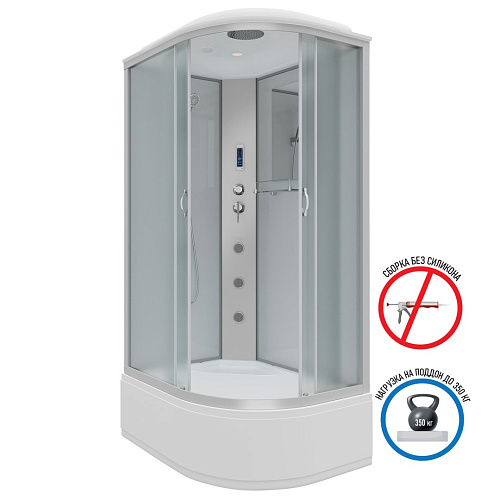 Душевая кабина Niagara Classic NG-2310-14LF (1200х800х2150) высокий поддон (40см) стекло матовое 23101424LF Душевая кабина Niagara Classic NG-2310-14LF (1200х800х2150) высокий поддон (40см) стекло матовое 23101424LF