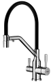 Смеситель для кухни Raglo R81.62.05 с гибким изливом с подключением к фильтру, сатин Смеситель для кухни Raglo R81.62.05 с гибким изливом с подключением к фильтру, сатин