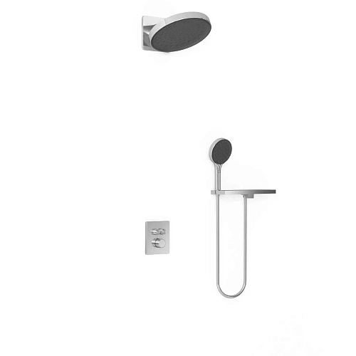 Душевая система Vincea Inspire VSFW-3I21MT3RCH встраиваемый, термостатический, двухрежимный, хром Душевая система Vincea Inspire VSFW-3I21MT3RCH встраиваемый, термостатический, двухрежимный, хром