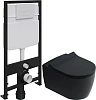 Комплект Унитаз подвесной STWORKI Ноттвиль SETK3104-2616 безободковый, с микролифтом, черный + Систе 587706 Комплект Унитаз подвесной STWORKI Ноттвиль SETK3104-2616 безободковый, с микролифтом, черный + Систе 587706