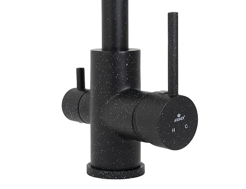 Смеситель для кухни Kaiser Merkur 26744-12 Black SandBeige боковой под фильтр R-излив черный мрамор Смеситель для кухни Kaiser Merkur 26744-12 Black SandBeige боковой под фильтр R-излив черный мрамор