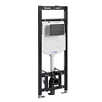 Детальная картинка товара «инсталляция для унитаза wasserkraft alme 15tlt.010.me.mb04 с клавишей смыва черный»
