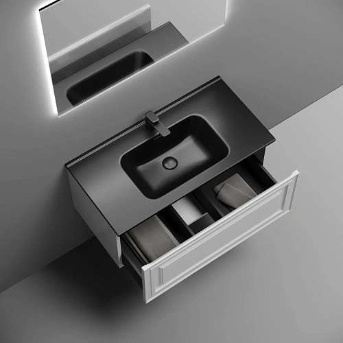 Тумба под раковину Sancos Very VR90W 890х445х406 Bianco, подвесная Тумба под раковину Sancos Very VR90W 890х445х406 Bianco, подвесная