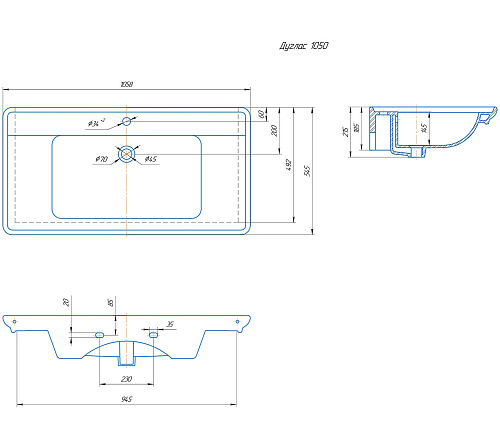 Тумба под раковину BRIZ Альби т8-105 под раковину Дуглас 235 03-08105-14 00 БЕЛ белый Тумба под раковину BRIZ Альби т8-105 под раковину Дуглас 235 03-08105-14 00 БЕЛ белый