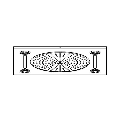 Верхний душ GROHE Rainshower F-series 381x456 мм, хром (27939001) Верхний душ GROHE Rainshower F-series 381x456 мм, хром (27939001)