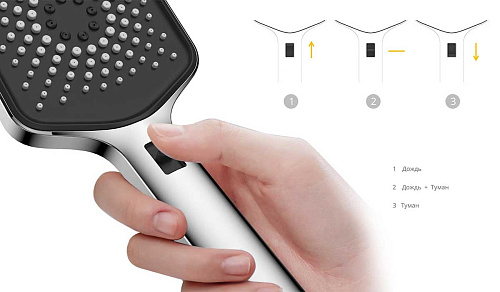 Душевая система Vincea VSFW-421I4CH встраиваемый, двухрежимный, хром Душевая система Vincea VSFW-421I4CH встраиваемый, двухрежимный, хром