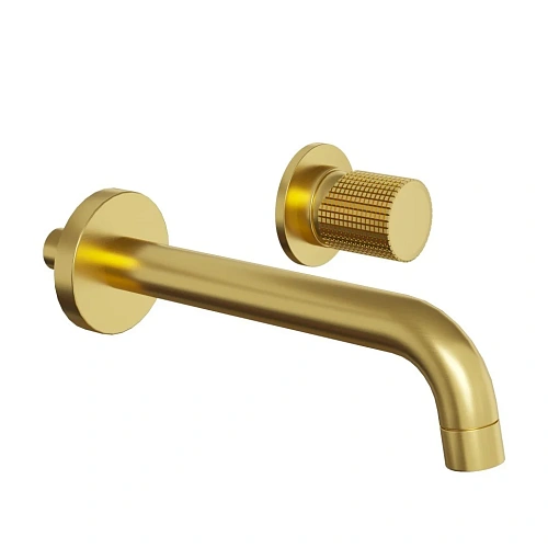 Смеситель для раковины Paini Cox Grip 7GPJ208 встраиваемый, матовое золото Смеситель для раковины Paini Cox Grip 7GPJ208 встраиваемый, матовое золото