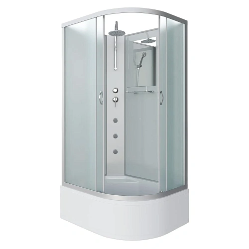 Душевая кабина Niagara Classic NG-2310-14LBKTG (1200х800х2100) высокий поддон (40см) стекло матовое 23101424LBKTG Душевая кабина Niagara Classic NG-2310-14LBKTG (1200х800х2100) высокий поддон (40см) стекло матовое 23101424LBKTG