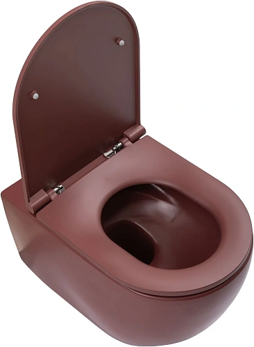 Унитаз подвесной Allen Brau Reality 4.32015.BD сиденье с микролифт бордо Унитаз подвесной Allen Brau Reality 4.32015.BD сиденье с микролифт бордо