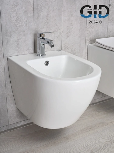 Биде подвесное Gid BDP-96 21101 белый 49.5x36.5x33 Биде подвесное Gid BDP-96 21101 белый 49.5x36.5x33