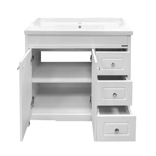 Тумба раковина Comforty Тбилиси-90 00003132630 белый глянец раковина Comforty XD-F90 Тумба раковина Comforty Тбилиси-90 00003132630 белый глянец раковина Comforty XD-F90