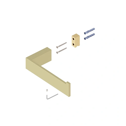 Держатель туалетной бумаги Timo Petruma 15241/17 золото матовое Держатель туалетной бумаги Timo Petruma 15241/17 золото матовое