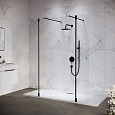 Душевая перегородка RGW Walk In WA-052B (WA-016B+2Z-071B) 1400 мм 351005243-14 черный, Easy Clean Душевая перегородка RGW Walk In WA-052B (WA-016B+2Z-071B) 1400 мм 351005243-14 черный, Easy Clean