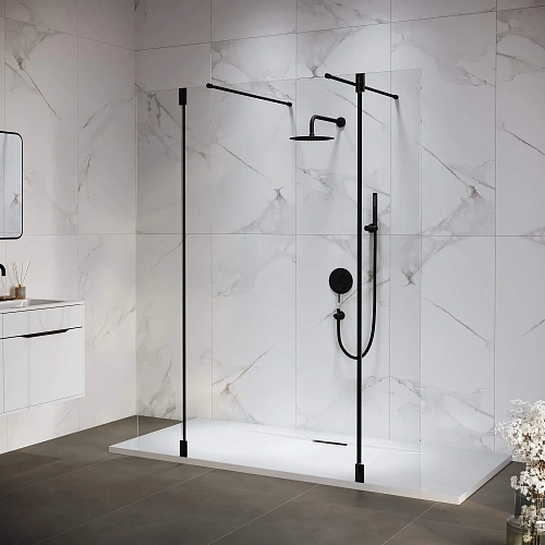 Душевая перегородка RGW WA-052B (WA-016B+2Z-071B) 35105210-14 стекло прозрачное Душевая перегородка RGW WA-052B (WA-016B+2Z-071B) 35105210-14 стекло прозрачное