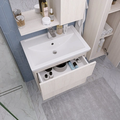 Тумба под раковину GROSSMAN ЮНИТ-60 см кадена лайт (ум.Фостер-60) подвесная 206017 Тумба под раковину GROSSMAN ЮНИТ-60 см кадена лайт (ум.Фостер-60) подвесная 206017