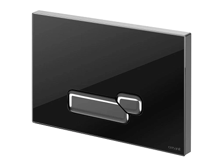 Клавиша смыва Cersanit ACTIS, стекло, черная глянцевая (BU-ACT/Blg/Gl) Клавиша смыва Cersanit ACTIS, стекло, черная глянцевая (BU-ACT/Blg/Gl)