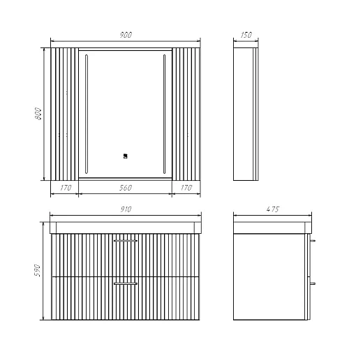 Тумба с раковиной Comforty Ангара-90П 00-00021037 дуб темно-коричневый раковина 4490 Тумба с раковиной Comforty Ангара-90П 00-00021037 дуб темно-коричневый раковина 4490