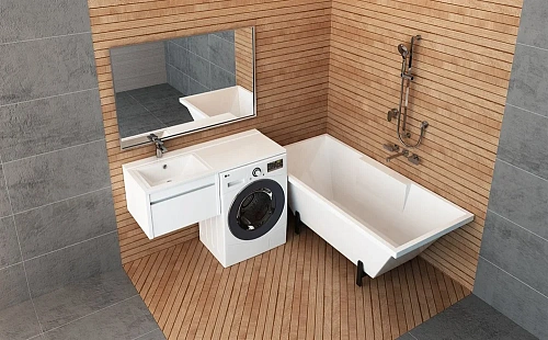 Тумба с раковиной Aquanet Токио 120 L белый (подвесная, 1 ящик) 00239212 Тумба с раковиной Aquanet Токио 120 L белый (подвесная, 1 ящик) 00239212