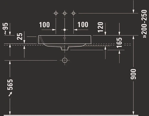 Раковина Duravit Happy D.2 2314600000 Раковина Duravit Happy D.2 2314600000